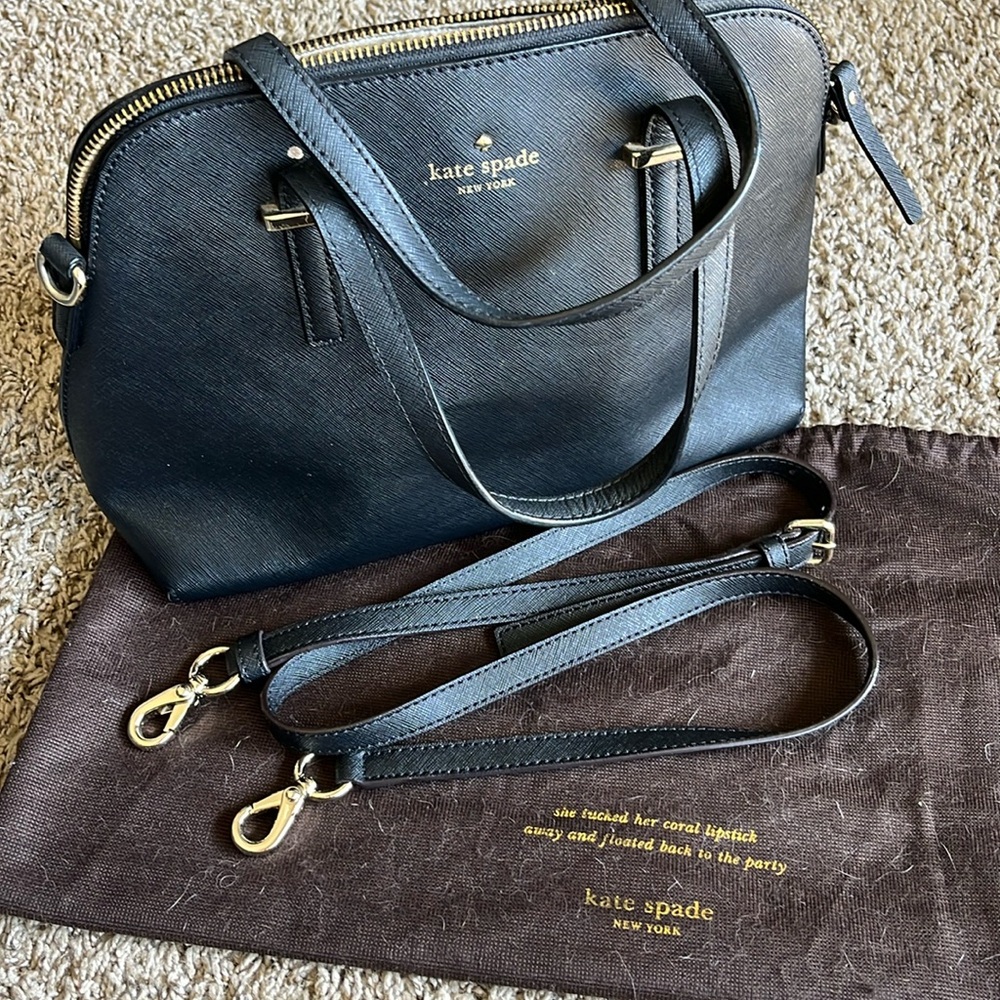 Kate Spade Black Leather Handbag